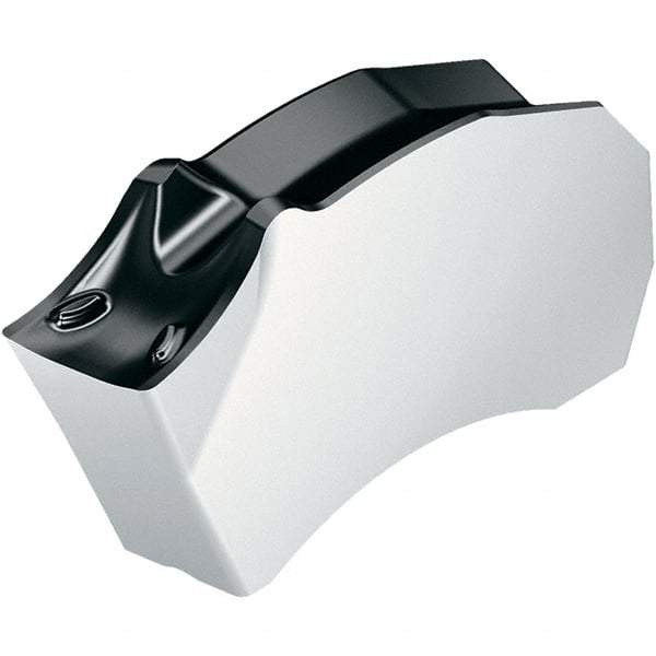 Walter - SX3E300N02 CF6 WSM33S Grade, 0.1181" Cutting Width, Carbide Cutoff Insert - Neutral Lead Angle, 0.0079" Cnr Rad, TiAlN/Al2O3/Al Coated, Single End - Eagle Tool & Supply