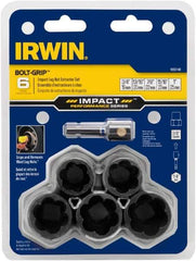 Irwin - 6 Piece Bolt Extractor Set - Clam Shell - Eagle Tool & Supply