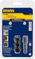 Irwin - 4 Piece Bolt Extractor Set - Clam Shell - Eagle Tool & Supply