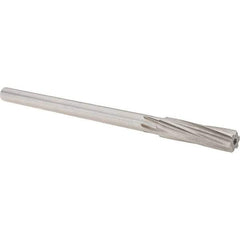 Alvord Polk - 13mm High Speed Steel 6 Flute Chucking Reamer - Spiral Flute, 0.4355" Straight Shank, 2" Flute Length, 8" OAL - Eagle Tool & Supply