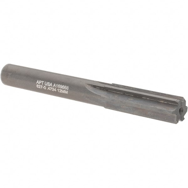 Alvord Polk - 12mm Solid Carbide 6 Flute Chucking Reamer - Eagle Tool & Supply