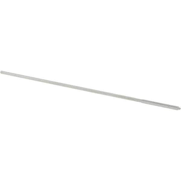 Alvord Polk - 0.045" High Speed Steel 4 Flute Chucking Reamer - Straight Flute, 0.039" Straight Shank, 1/2" Flute Length, 2-1/2" OAL - Eagle Tool & Supply