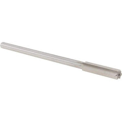 Alvord Polk - 13/32" High Speed Steel 6 Flute Chucking Reamer - Straight Flute, 0.3105" Straight Shank, 1-3/4" Flute Length, 7" OAL - Eagle Tool & Supply