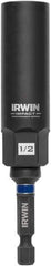 Irwin - 3/8" Drive Reverse Spiral Flute Hex Bolt Remover - 1/4" Hex, 2-1/2" OAL - Eagle Tool & Supply