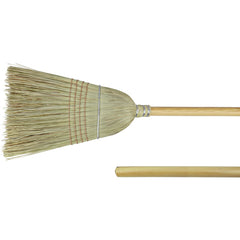 18″ - Corn & Fiber Medium Upright Broom - Eagle Tool & Supply