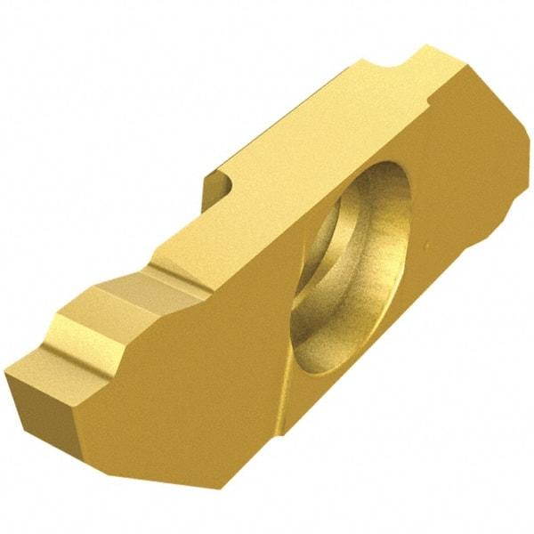 Iscar - SCIL22200 IC1008 Grade, 0.0787" Cutting Width, Carbide Cutoff Insert - Left Hand Lead Angle, TiAlN/TiN Coated, Single End - Eagle Tool & Supply