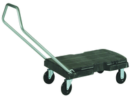 Triple® Trolley, Standard Duty with Handle - 5" dia x 7/8" casters -- Sturdy foam deck - Eagle Tool & Supply