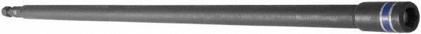 Irwin - 1/4" Magnetic Nutsetter - 1/4" Hex Drive, 12" OAL, 7/16" Socket Nose Diam - Eagle Tool & Supply
