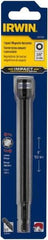 Irwin - 3/8" Magnetic Nutsetter - 1/4" Hex Drive, 6" OAL, 9/16" Socket Nose Diam - Eagle Tool & Supply
