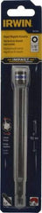 Irwin - 5/16" Magnetic Nutsetter - 1/4" Hex Drive, 6" OAL, 1/2" Socket Nose Diam - Eagle Tool & Supply