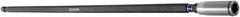 Irwin - 1/4" Hex Bit Holder - 1/4" Hex Drive, 12" OAL - Eagle Tool & Supply