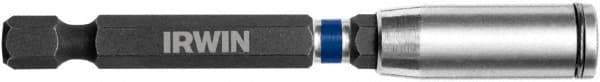 Irwin - 1/4" Hex Bit Holder - 1/4" Hex Drive, 6" OAL - Eagle Tool & Supply