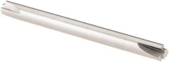 Scientific Cutting Tools - 0.005" Radius, 1/8" Mill Diam, 3 Flute Solid Carbide Corner Rounding End Mill - Double End, Uncoated, 1-1/2" OAL, 1/8" Shank Diam - Eagle Tool & Supply