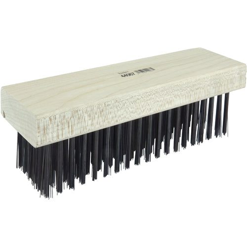 Block Type Scratch Brush, .014 Steel Fill, Flat Face - Eagle Tool & Supply