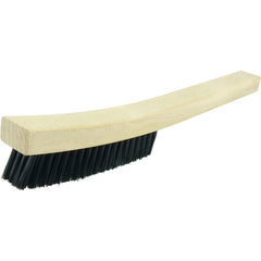 Plater's Brush, Nylon Fill, 4 × 19 Rows - Eagle Tool & Supply