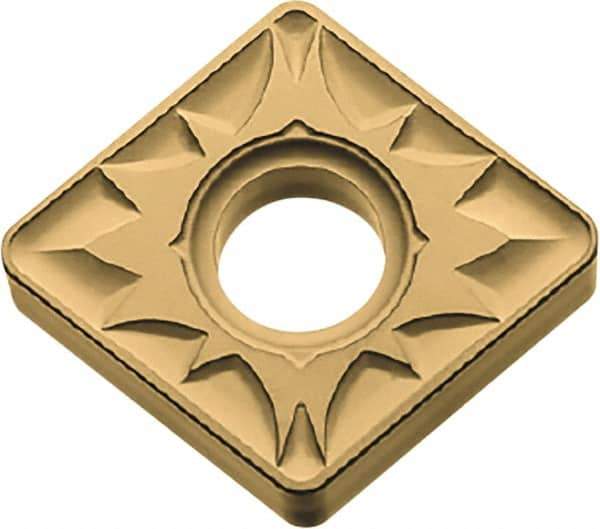 Kyocera - CNMG433 ZS Grade CA4515 Carbide Turning Insert - TiCN/Al2O3 Finish, 80° Diamond, 1/2" Inscr Circle, 3/16" Thick, 3/64" Corner Radius - Eagle Tool & Supply