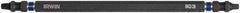 Irwin - #2 x #3" Square Size D/E Square Recess Screwdriver Bit - 1/4" Hex Drive, 6" OAL - Eagle Tool & Supply