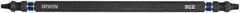Irwin - #1 x #2" Square Size D/E Square Recess Screwdriver Bit - 1/4" Hex Drive, 6" OAL - Eagle Tool & Supply