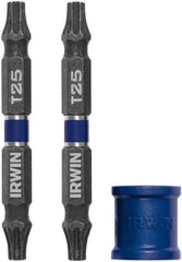 Irwin - 3 Piece, Torx Handle, Double End Bit Set - Eagle Tool & Supply