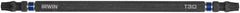Irwin - T30 x T30 D/E Torx Screwdriver Bit - 1/4" Hex Drive, 6" OAL - Eagle Tool & Supply