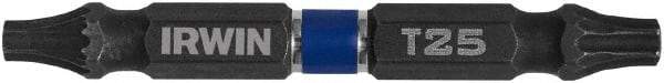 Irwin - T20 x T25 Torx Bit - 1/4" Hex Drive, 2-3/8" OAL - Eagle Tool & Supply