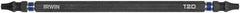 Irwin - T20 x T20 Torx Bit - 1/4" Hex Drive, 6" OAL - Eagle Tool & Supply