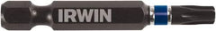 Irwin - T25 Torx Bit - 1/4" Hex Drive, 2" OAL - Eagle Tool & Supply
