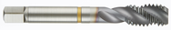 9/16-12 H3 3-Flute HSS-E Semi-Bottoming 40 degree Spiral Flute Tap-TiCN - Eagle Tool & Supply