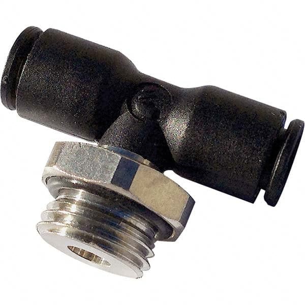 Legris - Plastic Push-To-Connect Tube Fittings Type: Male Branch Tee Tube Outside Diameter (mm): 8 - Eagle Tool & Supply