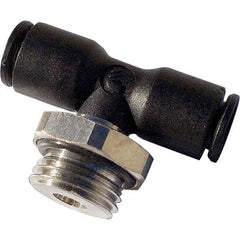 Legris - Plastic Push-To-Connect Tube Fittings Type: Male Branch Tee Tube Outside Diameter (mm): 10 - Eagle Tool & Supply