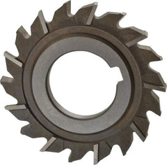 Keo - 3" Diam x 1/4" Width of Cut, 18 Teeth, High Speed Steel Side Milling Cutter - Staggered Teeth, Uncoated - Eagle Tool & Supply