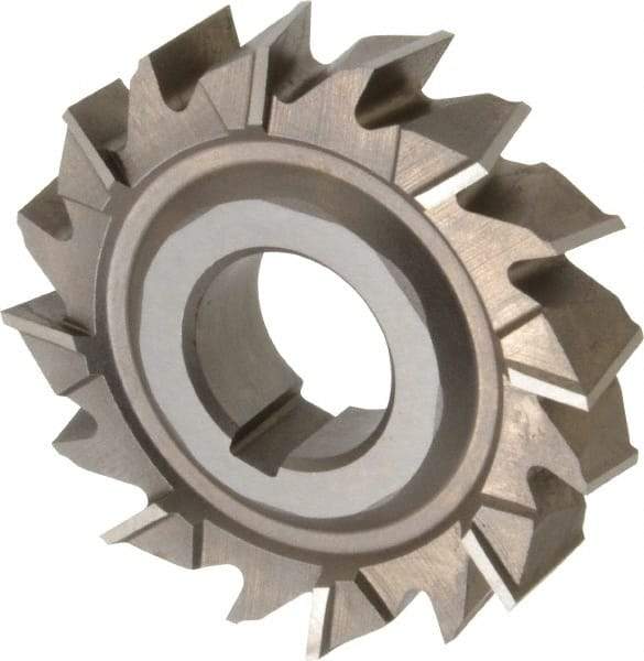 Keo - 3" Diam x 11/16" Width of Cut, 16 Teeth, High Speed Steel Side Milling Cutter - Staggered Teeth, Uncoated - Eagle Tool & Supply