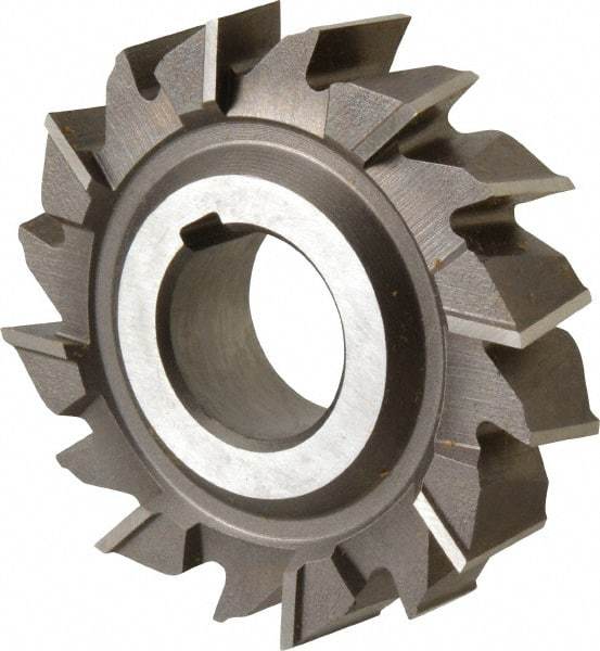 Keo - 3" Diam x 3/4" Width of Cut, 16 Teeth, High Speed Steel Side Milling Cutter - Staggered Teeth, Uncoated - Eagle Tool & Supply