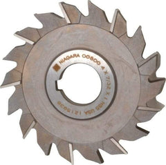 Keo - 4" Diam x 7/32" Width of Cut, 18 Teeth, High Speed Steel Side Milling Cutter - Staggered Teeth, Uncoated - Eagle Tool & Supply