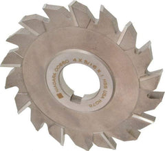 Keo - 4" Diam x 5/16" Width of Cut, 18 Teeth, High Speed Steel Side Milling Cutter - Staggered Teeth, Uncoated - Eagle Tool & Supply