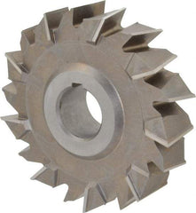 Keo - 4" Diam x 1" Width of Cut, 18 Teeth, High Speed Steel Side Milling Cutter - Staggered Teeth, Uncoated - Eagle Tool & Supply