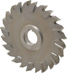 Keo - 5" Diam x 1/2" Width of Cut, 24 Teeth, High Speed Steel Side Milling Cutter - Staggered Teeth, Uncoated - Eagle Tool & Supply