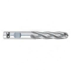3/8" Dia. - 3-1/4" OAL - Bright HSS Co- Roughing SE EM - 4 FL - Eagle Tool & Supply