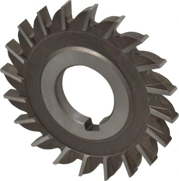 Keo - 3" Diam x 1/4" Width of Cut, 20 Teeth, High Speed Steel Side Milling Cutter - Straight Teeth, Uncoated - Eagle Tool & Supply