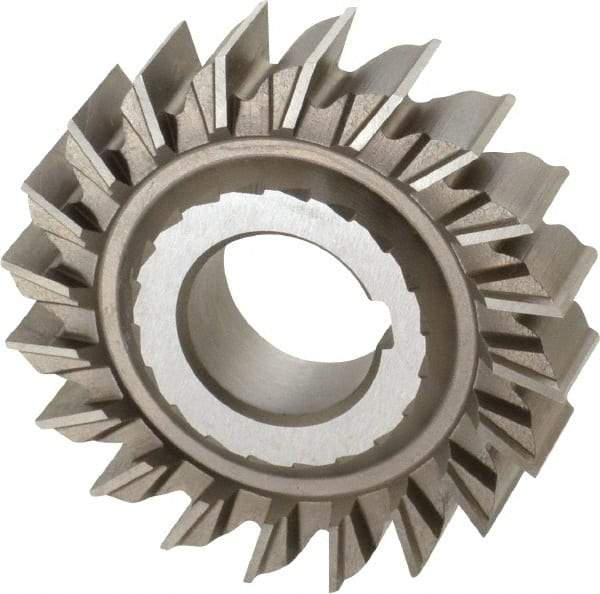 Keo - 3" Diam x 3/4" Width of Cut, 20 Teeth, High Speed Steel Side Milling Cutter - Straight Teeth, Uncoated - Eagle Tool & Supply