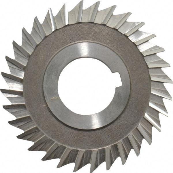 Keo - 3" Blade Diam x 3/32" Blade Thickness, 1" Hole, 32 Teeth, High Speed Steel Side Chip Saw - Straight Tooth, Arbor Connection, Right Hand Cut, Uncoated, with Keyway - Eagle Tool & Supply