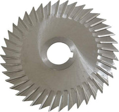 Keo - 5" Blade Diam x 1/16" Blade Thickness, 1" Hole, 40 Teeth, High Speed Steel Side Chip Saw - Straight Tooth, Arbor Connection, Right Hand Cut, Uncoated, with Keyway - Eagle Tool & Supply