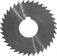 Keo - 3" Diam x 1/32" Blade Thickness x 1" Arbor Hole Diam, 36 Tooth Slitting and Slotting Saw - Arbor Connection, Right Hand, Uncoated, High Speed Steel, 10° Rake, Concave Ground - Eagle Tool & Supply