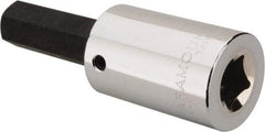 Paramount - 1/2" Drive, 5/8" Hex Bit Socket - 4" OAL, 2" Bit Length - Eagle Tool & Supply