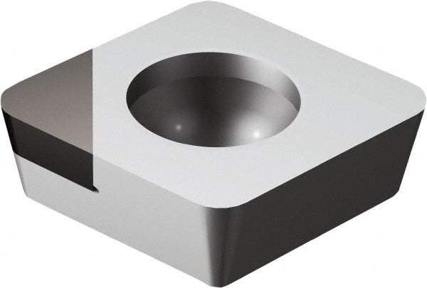 Sandvik Coromant - CCMW32.51 FP Grade CD05 Polycrystalline Diamond (PCD) Turning Insert - Uncoated, 80° Diamond, 3/8" Inscr Circle, 5/32" Thick, 1/64" Corner Radius - Eagle Tool & Supply