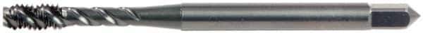 OSG - 1/2-13 UNC 3 Flute 3B Plug Spiral Flute Tap - High Speed Steel, Oxide Finish, 3-3/8" OAL, Right Hand Flute, Right Hand Thread, H3, Series 13020 - Eagle Tool & Supply