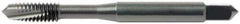 OSG - 1/4-28 UNF 2 Flute H3 Oxide Finish High Speed Steel Spiral Point Extension Tap - Plug Chamfer, 6" OAL, 1" Thread Length, 3B Class of Fit, Series 917 - Exact Industrial Supply