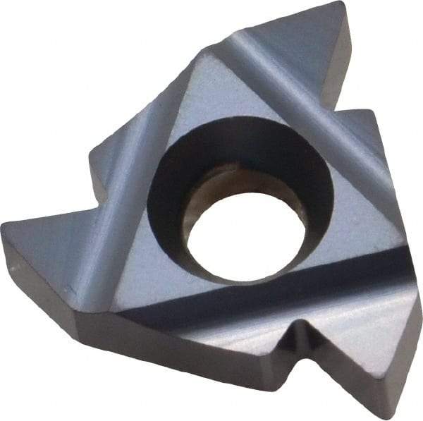 Hertel - 22ER External Right Hand 7-5 Partial Profile 60° Laydown Threading Insert - Grade HG225TR, TiAlN Coated Carbide - Eagle Tool & Supply