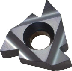 Hertel - 22IR Internal Right Hand 7-5 Partial Profile 60° Laydown Threading Insert - Grade HG225TR, TiAlN Coated Carbide - Eagle Tool & Supply