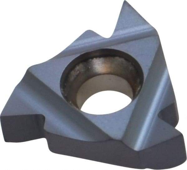 Hertel - 16IR Internal Right Hand 48-8 Partial Profile 60° Laydown Threading Insert - Grade HG225TR, TiAlN Coated Carbide - Eagle Tool & Supply